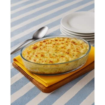 Assadeira Borossilicato Oval 1600ml