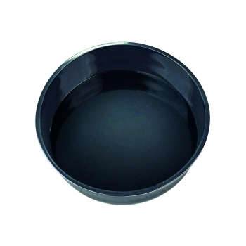 Utensílio Forma Redonda Bolo Silicone Preto 20 cm
