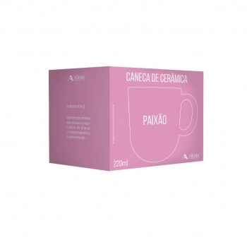 Caneca Cerâmica 220ml Momentos - Paixão Luva com 1