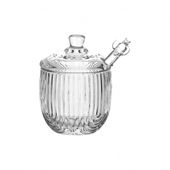 Meleira de Vidro com Pegador Laure 220ml na luva com 1