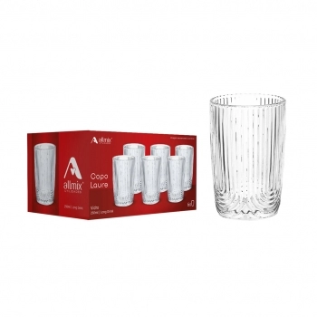 Copo de Vidro Long Drink Laure 250ml