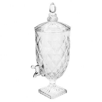 Suqueira de Vidro Diamond 4500ml na Luva com 01