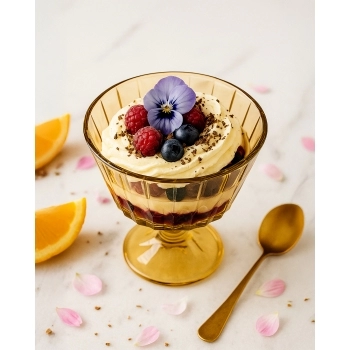 Taça Sobremesa Zaira Gold 280ml