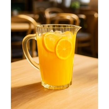 Jarra de Vidro Zaira Gold 1250ml na Luva com 1