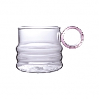 Caneca Borossilicato Cloud 290ml na Luva com 1 - Pink