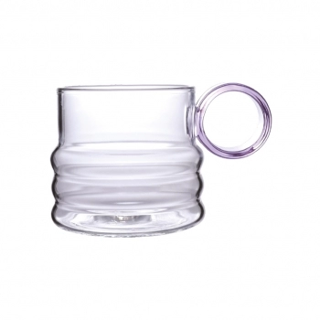 Caneca Borossilicato Cloud 290ml na Luva com 1 - Purple