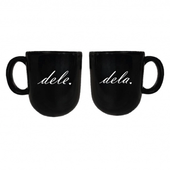 Caneca Cerâmica Love 220 ml Luva com 02 – Dele e Dela