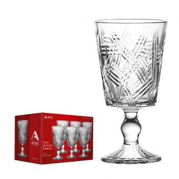 Taça de Vinho de Vidro Palermo 330ml