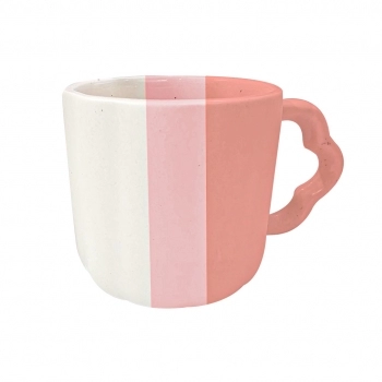 Xícara de Cerâmica Ternura Dome 180ml – Rosa