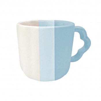 Xícara de Cerâmica Ternura Dome 180ml – Azul