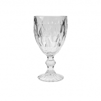 Taça Água de Vidro Diamond 340ml