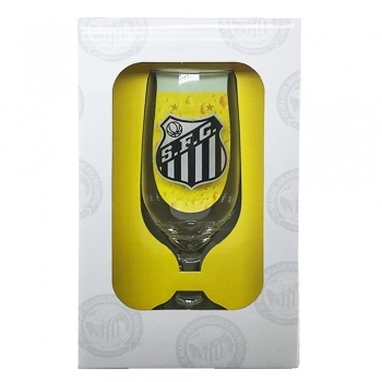 TACA CERVEJA FLORIPA 300 ML SANTOS LUVA COM 1