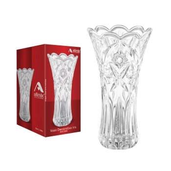 Vaso Decorativo de Vidro Íris 23 cm