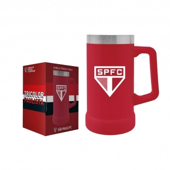 Caneca Térmica Inox 700ml São Paulo – Luva com 1
