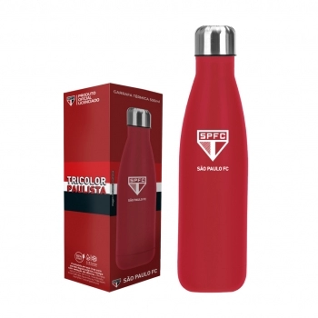 Garrafa Térmica Inox 500ml São Paulo – Luva com 1