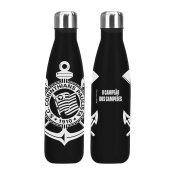 Garrafa Térmica Inox 500ml Corinthians – Luva com 1
