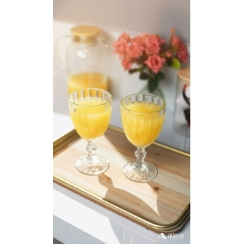 Taça Água de Vidro Lines 320 ml