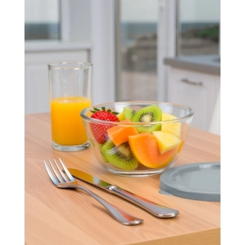 Tigela Borossilicato Redonda Cannola com Tampa Color 2700 ml - Sortida