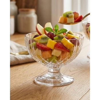 Taça Sobremesa de Vidro Jasmin 250ml – Luva com 6