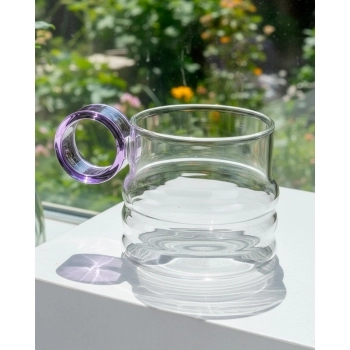 Caneca Borossilicato Cloud 290ml na Luva com 1 - Purple