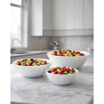 Tigela de Vidro White Shiro 12,5cm - 290ml