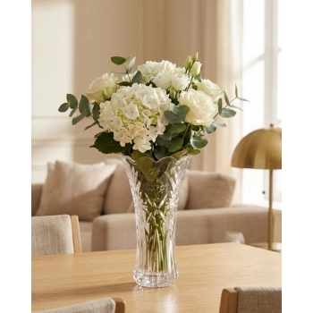 Vaso Decorativo de Vidro Estrelis 23 cm