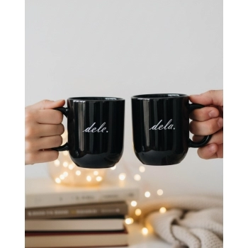 Caneca Cerâmica Love 220 ml Luva com 02 – Dele e Dela