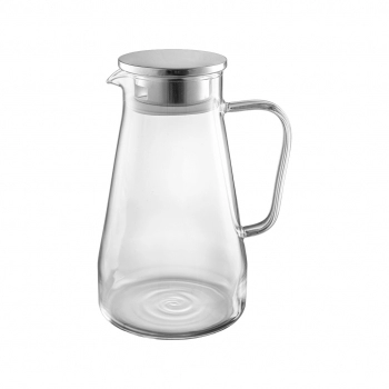 Jarra de Borossilicato 1650 ml com Tampa Inox