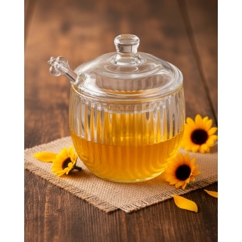 Meleira de Vidro com Pegador Laure 220ml na luva com 1