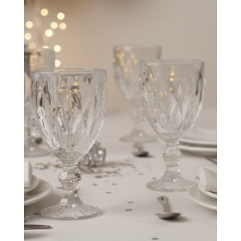 Taça Água de Vidro Diamond 340ml