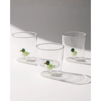 Copo Borossilicato 3D 350ml Luva com 1 - Pato