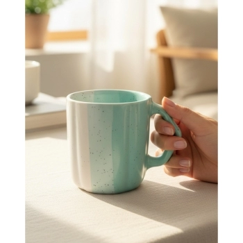 Caneca de Cerâmica Ternura Dome 300ml – Verde