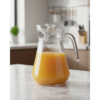 Jarra de Vidro Zuriq com Tampa 1300ml – Luva com 1