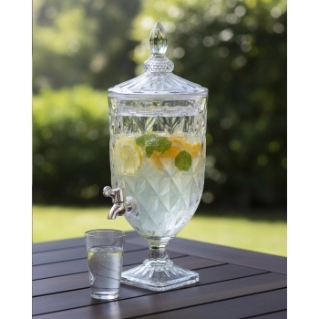 Suqueira de Vidro Diamond 4500ml na Luva com 01