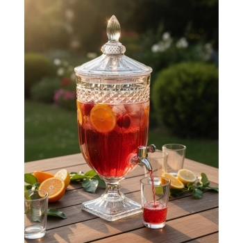 Suqueira de Vidro Imperial 4500ml na Luva com 01