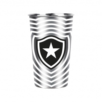 Copo Térmico Inox com Reação Térmica 450 ml Botafogo – Luva com 1