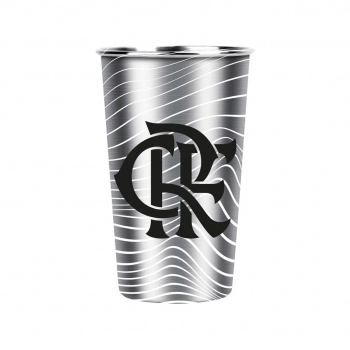 Copo Térmico Inox com Reação Térmica 450 ml Flamengo – Luva com 1