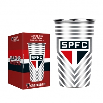 Copo Térmico Inox com Reação Térmica 450 ml São Paulo – Luva com 1