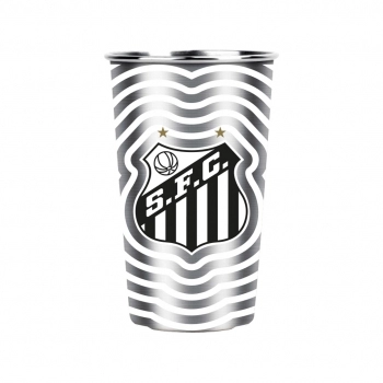 Copo Térmico Inox com Reação Térmica 450 ml Santos – Luva com 1