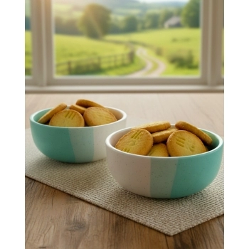 TIGELA CERAMICA TERNURA 450 ML - VERDE