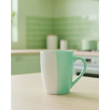 CANECA CERAMICA TERNURA 300 ML - VERDE