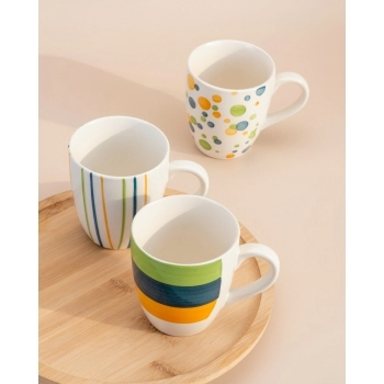 Caneca Ceramica Soft Colors 320 ML Sortida