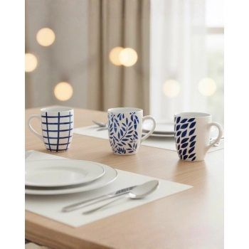 Caneca Ceramica Conica Blue 320 ML Sortida