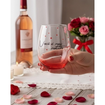 Copo de Vidro Love 480 ml – Motivo