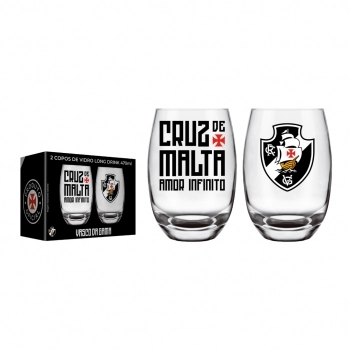 Copo de vidro long drink Belize 470 ml Vasco luva com 2 - Infinito