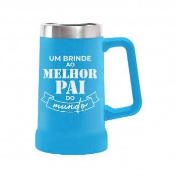 Caneca Térmica Inox 750 ml Pai - luva com 1