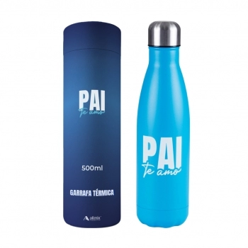 Garrafa térmica inox 500 ml Pai - luva com 1
