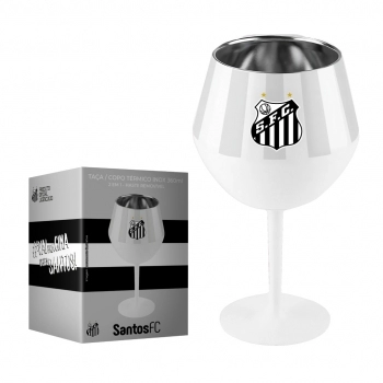 Taça ou copo térmico inox 2 em 1 360 ml Santos na luva com 1