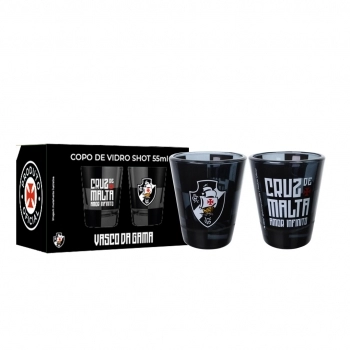 Copo de vidro shot 55 ml Vasco na luva com 2 - Infinito