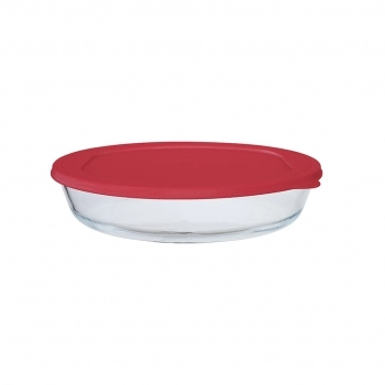 Assadeira borossilicato oval 1600 ml com tampa